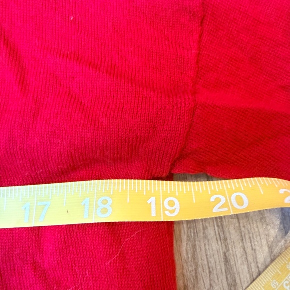 Max Studio Red Wool Sweater size L - Picture 5 of 6